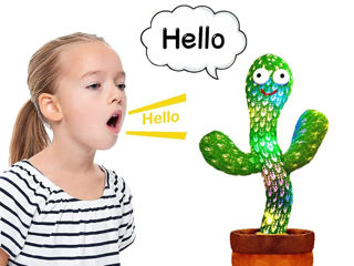 Cactus Dansator si Vorbitor de jucarie repeta, melodii, lumini foto 9