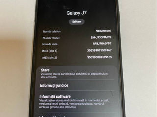 Samsung J7 16GB Cam 13Mp,BAT3600mAh 1350 lei foto 1