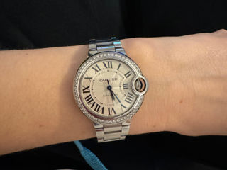 Женские часы Cartier Ballon Bleu с бриллиантами фото 0