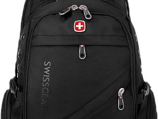 Рюкзак SwissGear 8810 с отделением для ноутбука 35 л Черный + чехол от дождя foto 8