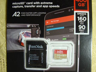 Micro SDXC HP A1, 64 GB, original, 100 mb/s, U3, NOU, sigilat. Pret: 64 Gb-13 euro. foto 4