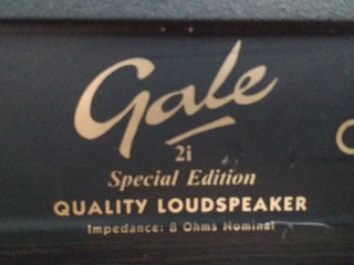 HI-FI Gale 2i England Special Edition. foto 5