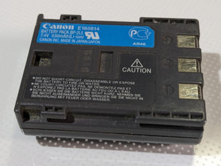 аккумы  canon BP-2L5  panasonic CGR-DU 06 foto 2