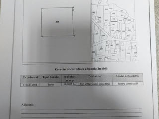 Centru - teren, pentru construcții 5 ari. foto 4