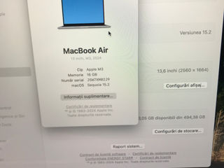 MacBook AIR 13 M3 16/512Gb foto 8