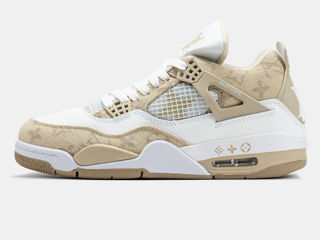 Nike Air Jordan 4 Retro Beige x Louis Vuitton Unisex