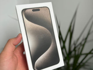 Vind iPhone 15 Pro Max 512Gb Natural Titanium , Sigilat , Garantie 1 An