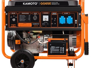 Бензиновый Генератор Kamoto Gg65E 6.5 Квт - xw - Moldteh foto 1