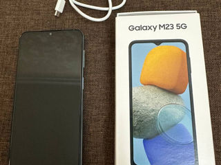 Продам б/у телефон Samsung Galaxy M23 5G 4/128 светло-синий + подарки