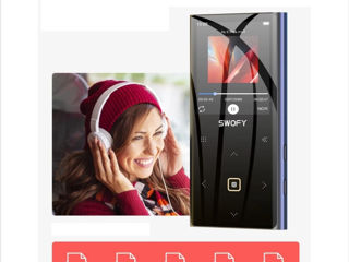 MP3 Player 32 GB cu Bluetooth 5.0, HiFi lossless cu ecran 2,4 inch foto 4