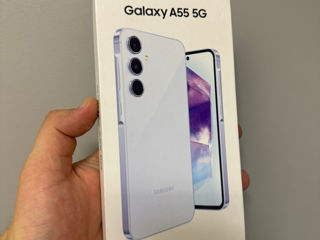 Vind Samsung Galaxy A55 5G 8/256Gb Blue , Sigilat , Duos , Nou