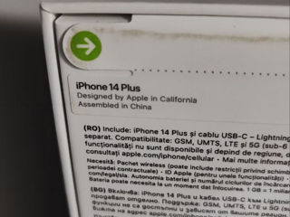 Iphone 14 Plus 128Gb. Новый. Запечатан! Гарантия 1 год! foto 3