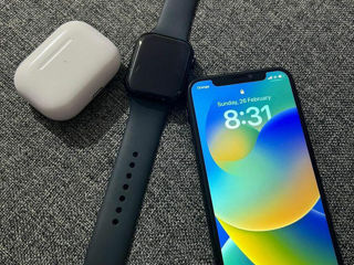 Vind iPhone X,Apple watch series 7,Air pods Pro. фото 1