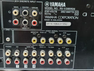 Yamaha RX V395RDS стерео ресивер 6.1 в идеальном сстоянии. foto 7