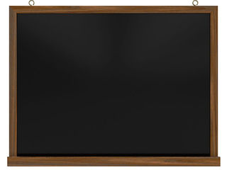 Tablă creta non-magnetica 90X120cm cu rama din lemn foto 1