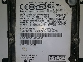 SATA. IDE. Hdd 3,5. Hdd 2,5. 61Гб до 1Тб.Все Здоровые 100%.Проверенны Hard Disk Sentinel. все жестки foto 4