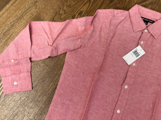 Michael Kors Men Classic Fit Shirt Size S Linen Cotton New foto 4