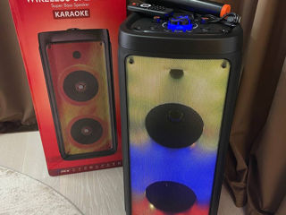 Boxa portabilă cu bluetooth + karaoke. Livrăm! foto 6