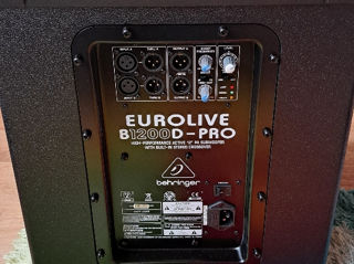 Se vinde subwoofer activ Behringer B1200D Pro foto 5