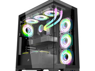 new / Корпуса 1STPLAYER сarcase PC, аквариумы RGB Case Mesh / Deco foto 3