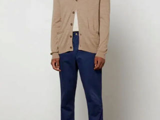 Polo Ralph Lauren 100% Merino Wool Cardigan Logo Size M New foto 3