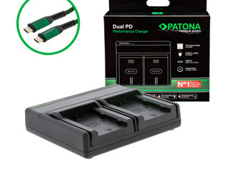 ЗУ Patona Premium Dual PD charger for Fuji NP-W235 USB-C