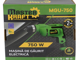 Mașină de găurit 0.75 kW Master Kraft MGU-750, Дрель, garantie, livrarea gratuita foto 5