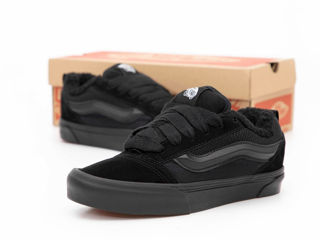 Vans KNU Skoo All BlackUnisex cu blana/с мехом foto 4