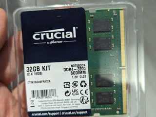 Crucial DDR4 RAM 32 GB (2*16) KIT 3200mhz