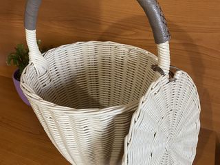 Плетеная сумка в стиле Джейн Биркин