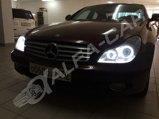 Полный комплект для тюнинга фар cls w219 с ангельскими глазками и 4 линзы!!! foto 5