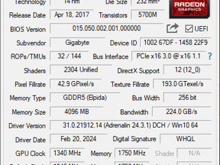 GIGABYTE Radeon RX 580 GAMING (4GB) foto 6