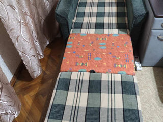 Vand fotoliu moale cu 3 pliuri foto 1