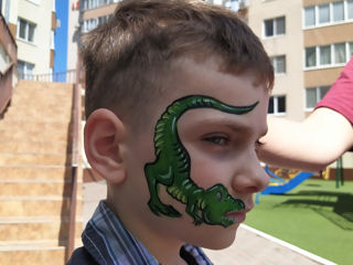 Pictura / desene pe fata pentru copii (face painting) / рисунки на лице для детей, аквагрим foto 8