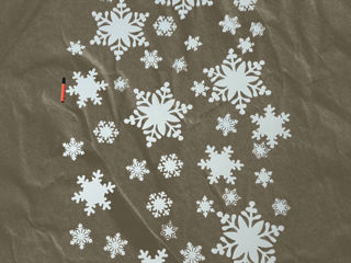 Set din 42 de fulgi Let it snow"