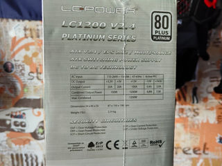 БЛОК ПИТАНИЯ LC-POWER LC1200 V2.4 1200W 80+ PLATINUM НОВЫЙ В ПЛЁНКЕ! foto 2