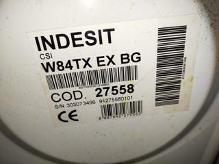 Indesit W84TX  б/у foto 7