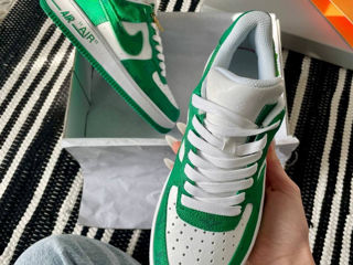 Nike Air Force 1 Low x Louis Vuitton By Virgil Abloh White/Green Women's foto 2