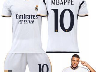 Costume de fotbal juniori Ronaldo, Messi, Mbappe foto 5