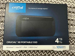 Crucial X8 PORTABLE SSD 4TB 1050 Mb (3500 lei)