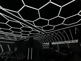 Hexagon led lights / / лампа для detailing four lumens foto 3