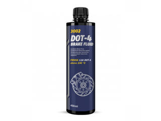 Lichid frana MANNOL 3002 Brake Fluid DOT-4 450ml (тормозная жидкость) foto 1