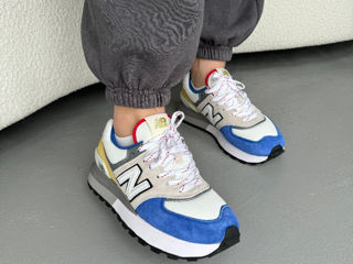 New Balance 574 Legacy Grey Blue Yellow Unisex 36-45 foto 6