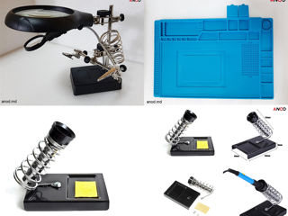 Третья рука 16129-c коврик для пайки подставка для паяльника covoraș de lipit suport fier de lipit