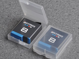 Аккумуляторы для GoPro Hero 11, 10, 9, 8, 7,6, Hero 5 Black, GoPro MAX, Insta360 ONE X2, SJCAM SJ8 foto 6