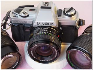 Minolta X300 Set + Rokkor F/1.4