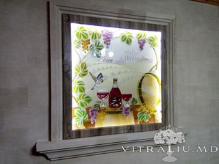 Panouri decorative cu vitralii / витражные декоративные панно и ниши foto 3