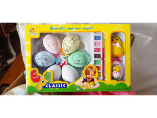 Пасхальные расписные яйца набор раскраска для детей.