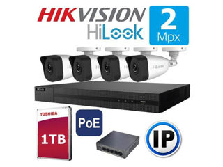 Hikvision 2 Megapixeli Ip Poe 1Tb foto 2