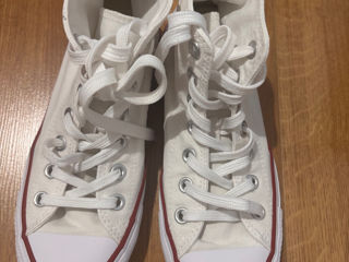 Ghete albe Converse